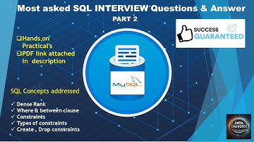 Most Asked  Top SQL interview Questions and Answers with practical
