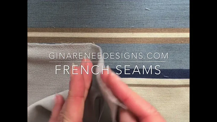 How to Sew a French Seam - Tips Sewing with Chiffon and Georgette