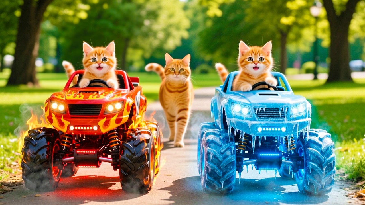 Mama Cat Trims Fur on the Farm and Makes Tiger Hat For Kittens At Home🐾🎩🐯