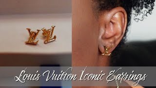 LOUIS VUITTON ICONIC EARRINGS UPDATE! BEST FOR EVERYDAY WEAR AND