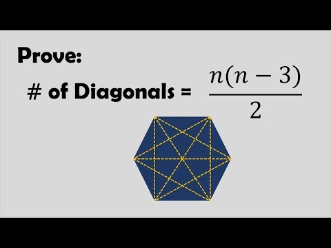 Prove: Number of Diagonals of a Polygon