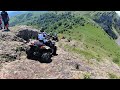 Epic atv ride  big group  extraordinary landscape 