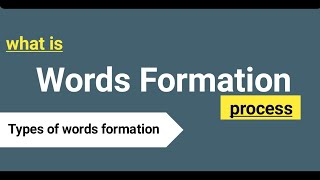 Word Formation / Definition of words Formation / types of word Formation Derivation / Borrowing screenshot 5
