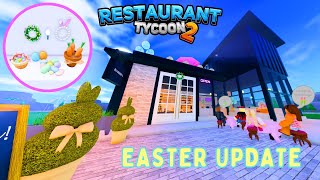 ROBLOX | 38k Modern Restaurant Build + Easter Update (SPEEDBUILD) | Restaurant Tycoon 2