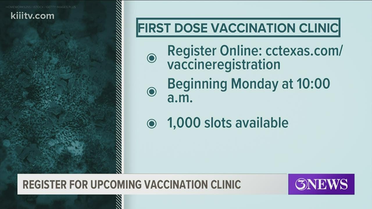 Nueces County pre-registration hotline for first dose of COVID-19 vaccine closed
