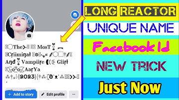 Long Unique Reactor Name || Facebook Id New Trick || 2023 Just Now ||#officialtechnicalali