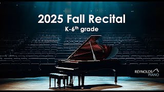Fall Recital 2025 - K-6Th Grade