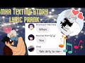 18+ 'Talk Dirty to me~' - BNHA/MHA texting story/lyricprank Tokoshoji/Bakudeku