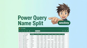 Split Full Name into First & Last Name in Excel Using Power Query 🔍📊 #excelpowerquery