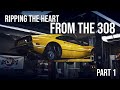 Ripping the Heart from the Ferrari 308 GTBi - Part 1 - Engine Removal - Ep. 3