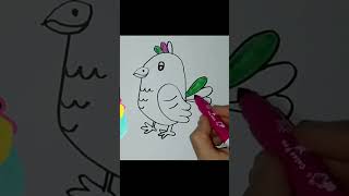 How to draw a parrot bird #draw