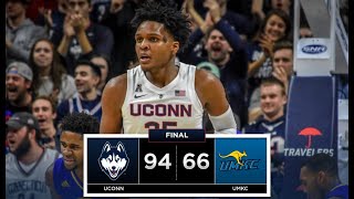 UConn Men's Basketball Highlights v. UMKC 11/11/2018