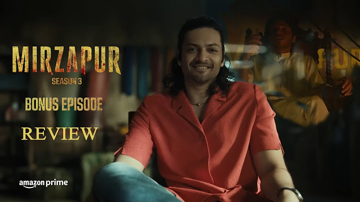 MIRZAPUR : Bonus Episode Review ||