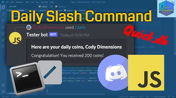 Daily Slash Command | Discord.JS v13 Tutorial | Quick.db & ms