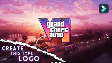 GTA VI Title Logo Reveal Animation in Filmora 13 | Create GTA 6 Title