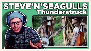 An accordion, some spoons, and an ANVIL. Steve’N’Seagulls | Thunderstruck | REACTION