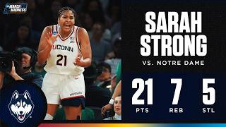 Celebrity Sarah Strong (21 points) leads UConn to the Final Four for the 25th time Wealth