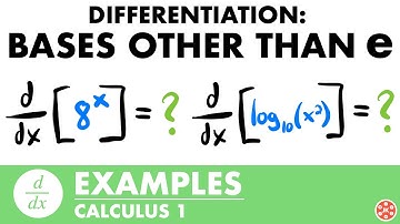 Derivative For Bases Other Than e Examples | Calculus - JK Math