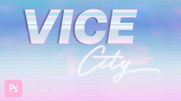 How To create an 80s Text Effect in Photoshop