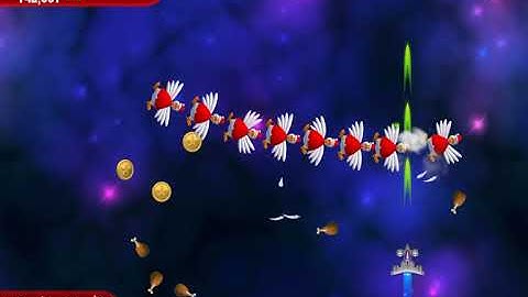chicken invaders 3 xmas demo 1080p 60fps gameplay