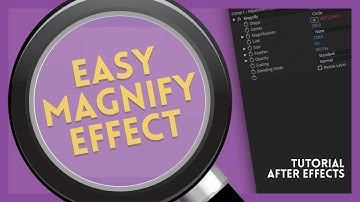 Easy Magnify Effect | After Effects Tutorial