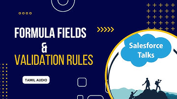 Salesforce Formula fields & Validation rules explained in Tamil