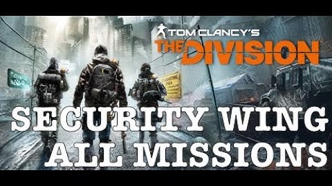 The Division (PS5) | All Security Wing Missions | 4K | No Commentary