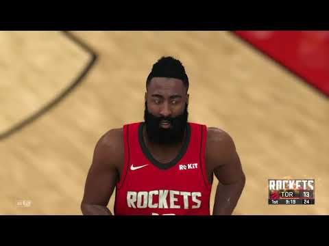 NBA 2K20 Houston Rockets Vs Toronto Raptors