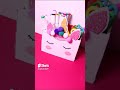 unicorn desk organizer | Unicorn crafts #diy #ytshorts #paper craft