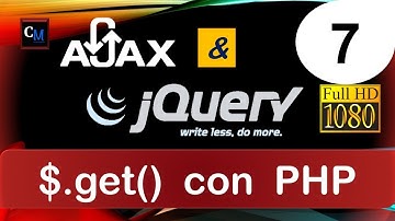 Curso de AJAX con jQuery 7 - $.get() - PHP - enviar datos a servidor