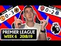 Download PREMIER LEAGUE 18/19 WEEK 6 SCORE PREDICTIONS & PREVIEW - MANCHESTER UNITED 0 - 3 WOLVES & MORE ! PREMIER LEAGUE 18/19 WEEK 6 SCORE PREDICTIONS & PREVIEW - MANCHESTER UNITED 0 - 3 WOLVES & MORE !
