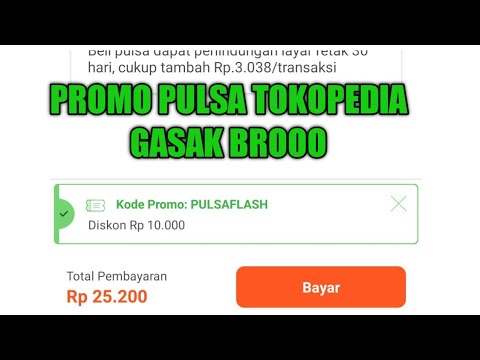 Beli Pulsa di Tokopedia Banyak Promo dan Cashbacknya. 