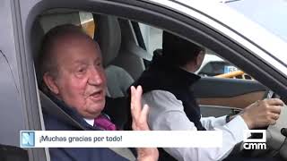 Reencuentro del rey emérito con su hijo