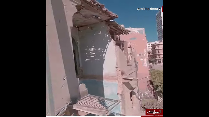 لقطات جوية تظهر حجم الدمار الذي خلفه انفجار بيروت