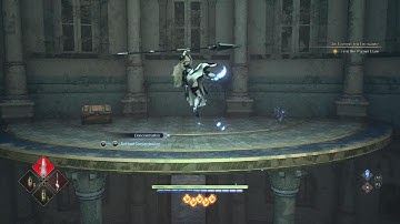 Valkyrie Elysium ( - Jump + attack for the extra distance...  - )