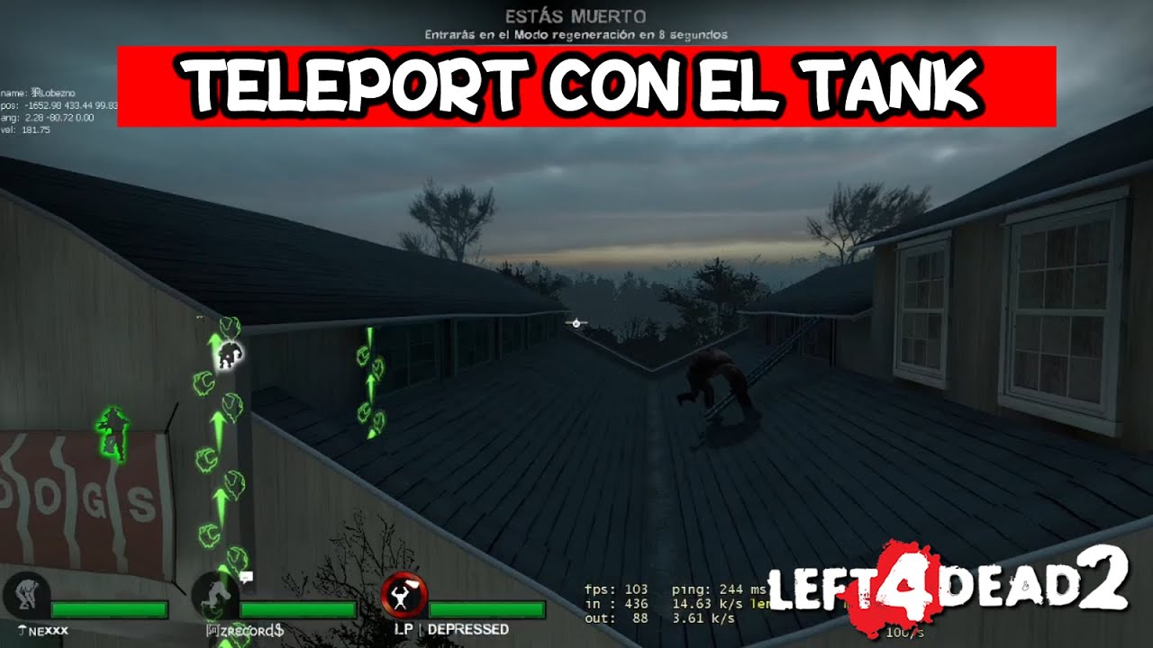 L4D2 HACER TELEPORT EN ASCENSOR DEAD CENTER FUNNY MOMENTS YouTube