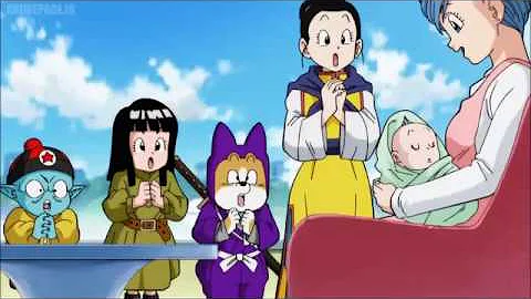 DragonBallSuper: Bulla is born and Vegeta gets angry when she cries