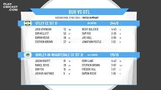 Burley-in-Wharfedale CC 1st XI v Otley CC 1st XI