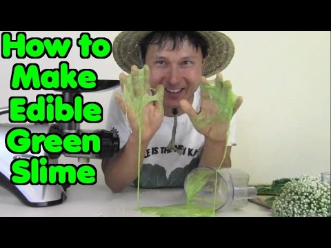 okra japonesa How to Make Slime using only Organic VEGETABLES !