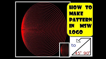 How to make a Pattern in MSW Logo/MSW LOGO command for Pattern/MSW logo command for class 4 & 5