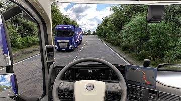 4K Realistic Ultra Graphic VOLVO FH6 |Euro Truck Simulator 2 1.56 Snowymoon Mod Gameplay 2025