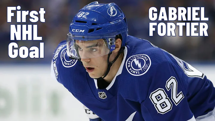 Gabriel Fortier #82 (Tampa Bay Lightning) first NH...