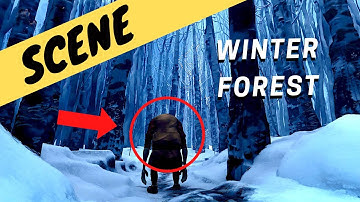 Building a Winter Forest Scene in Dreams PS4