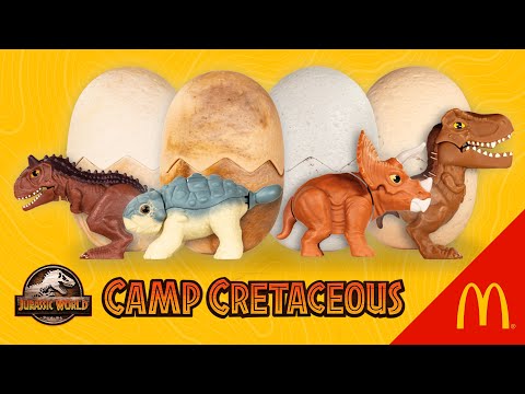 Mcdonald S Jurassic World Camp Cretaceous Happy Meal Toy Hands On Showcase Collectjurassic Com Youtube