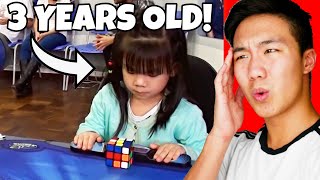 YOUNGEST PEOPLE TO EVER SOLVE THE RUBIK'S CUBE!?