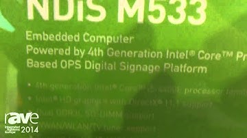 ISE 2014: NEXCOM Demonstrates NDiS M533 OPS Digital Signage Platform