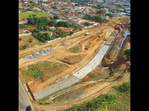 Prefeitura de Catalão divulga vídeo com o andamento das obras no Córrego Pirapitinga