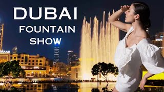 DUBAI FOUNTAIN SHOW 2024 #dubai #luxury #luxurylifestyle #luxurylife #fountain