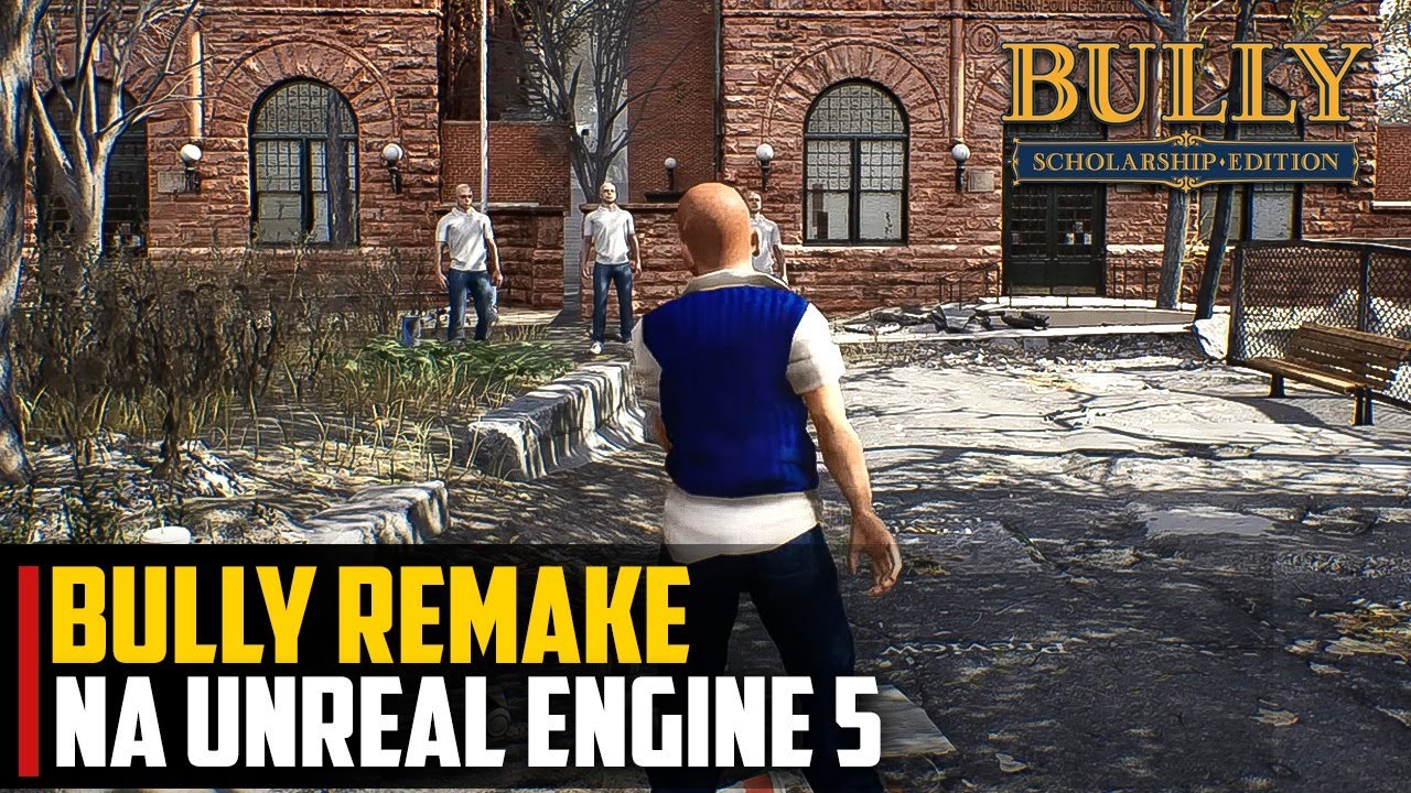 Bully REMAKE na Unreal Engine 5 ficou INCRÍVEL 