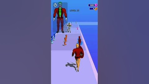 Mashup hero 3d gameplay walkthrough Marvel Avengers Android iOS mobile Spiderman #shorts games